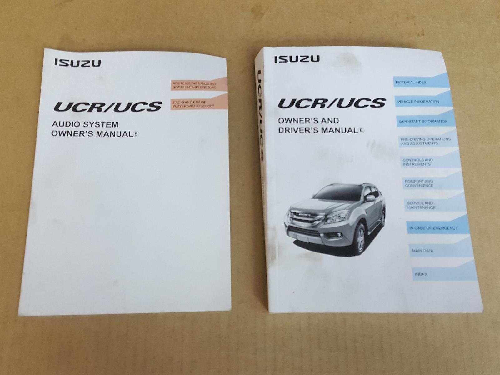 View Auto part Owners Handbook Isuzu Mu-x 2014