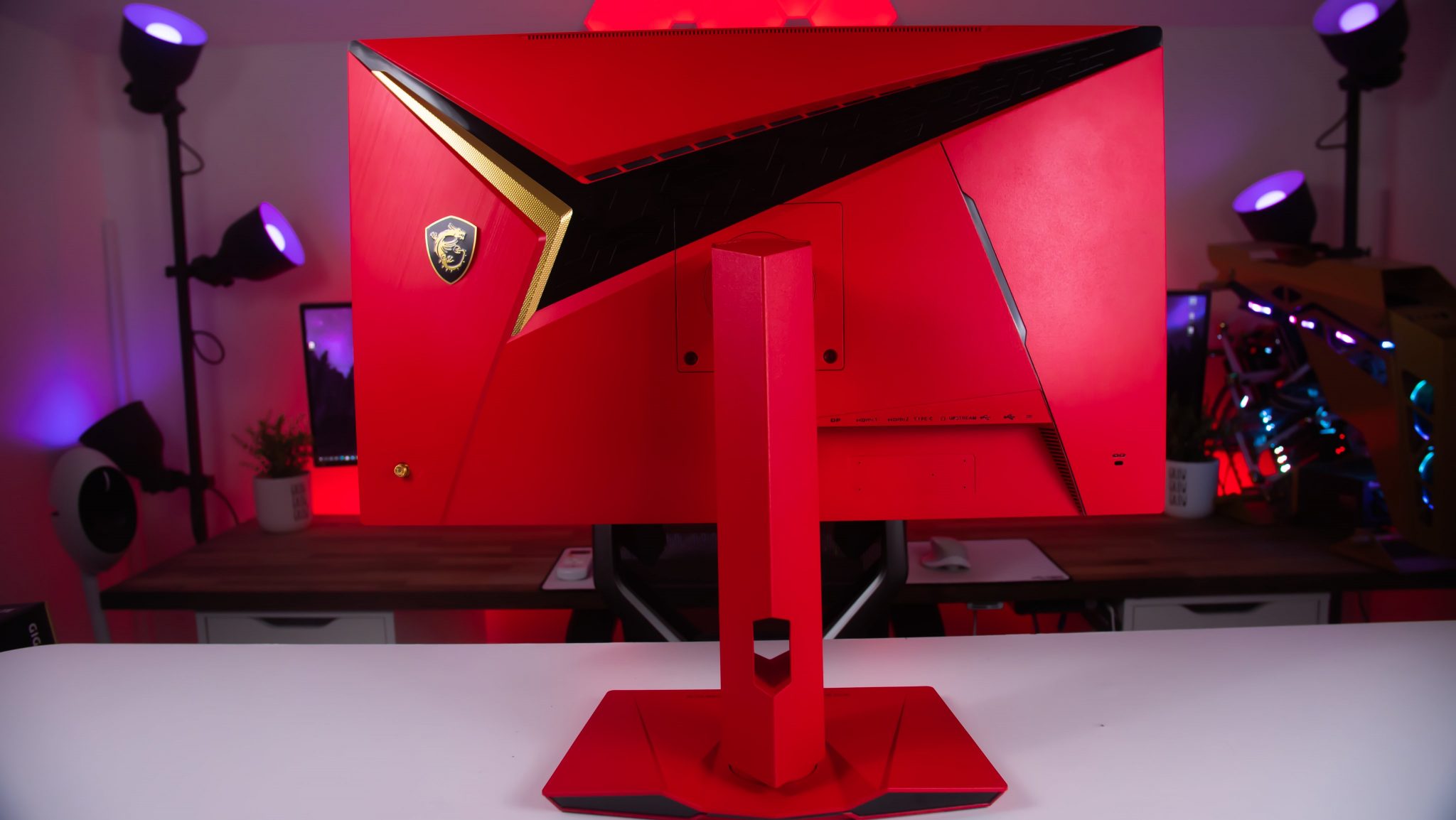 MSI made 15 of these exclusive, very red gaming monitors to celebrate 3 million sales techAU