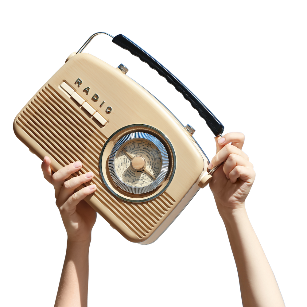 Holding a radio