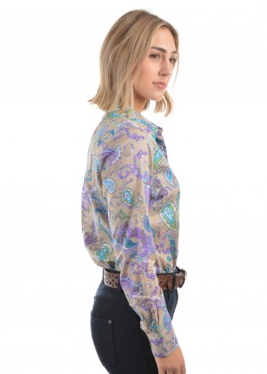 WOMENS LINDSAY PRINT L/S SHIRT