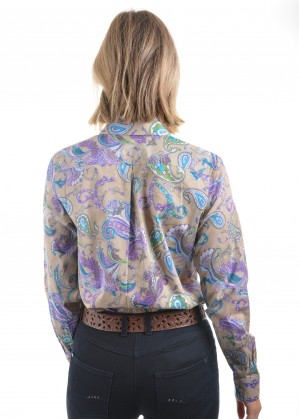 WOMENS LINDSAY PRINT L/S SHIRT