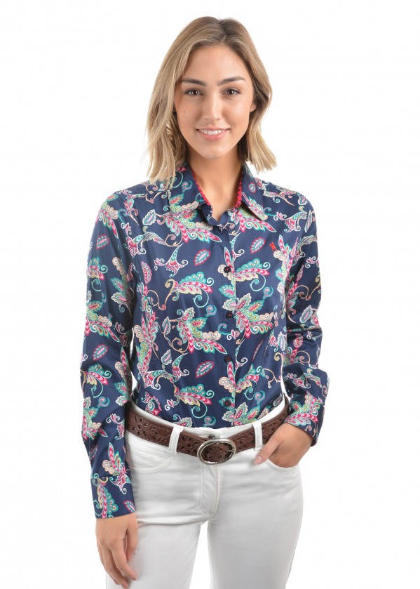 WOMENS AUDREY PRINT L/S SHIRT