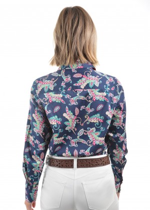 WOMENS AUDREY PRINT L/S SHIRT