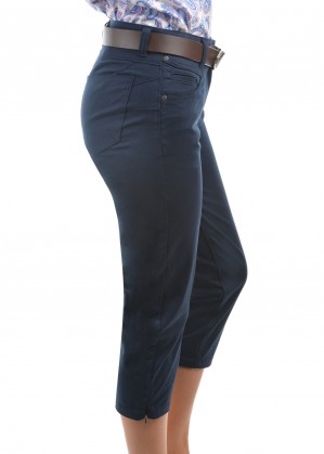 WOMENS YAMBA CROP WONDER JEAN CAPRI SLIM LEG