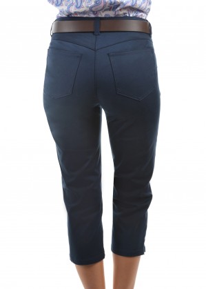 WOMENS YAMBA CROP WONDER JEAN CAPRI SLIM LEG