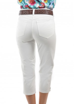 WOMENS YAMBA CROP WONDER JEAN CAPRI SLIM LEG
