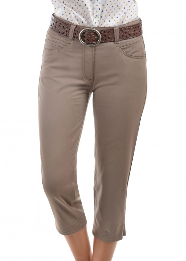 WOMENS YAMBA CROP WONDER JEAN CAPRI SLIM LEG