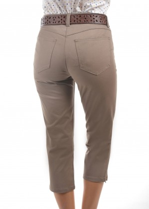 WOMENS YAMBA CROP WONDER JEAN CAPRI SLIM LEG