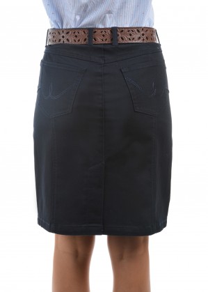WOMENS JENOLAN DENIM SKIRT