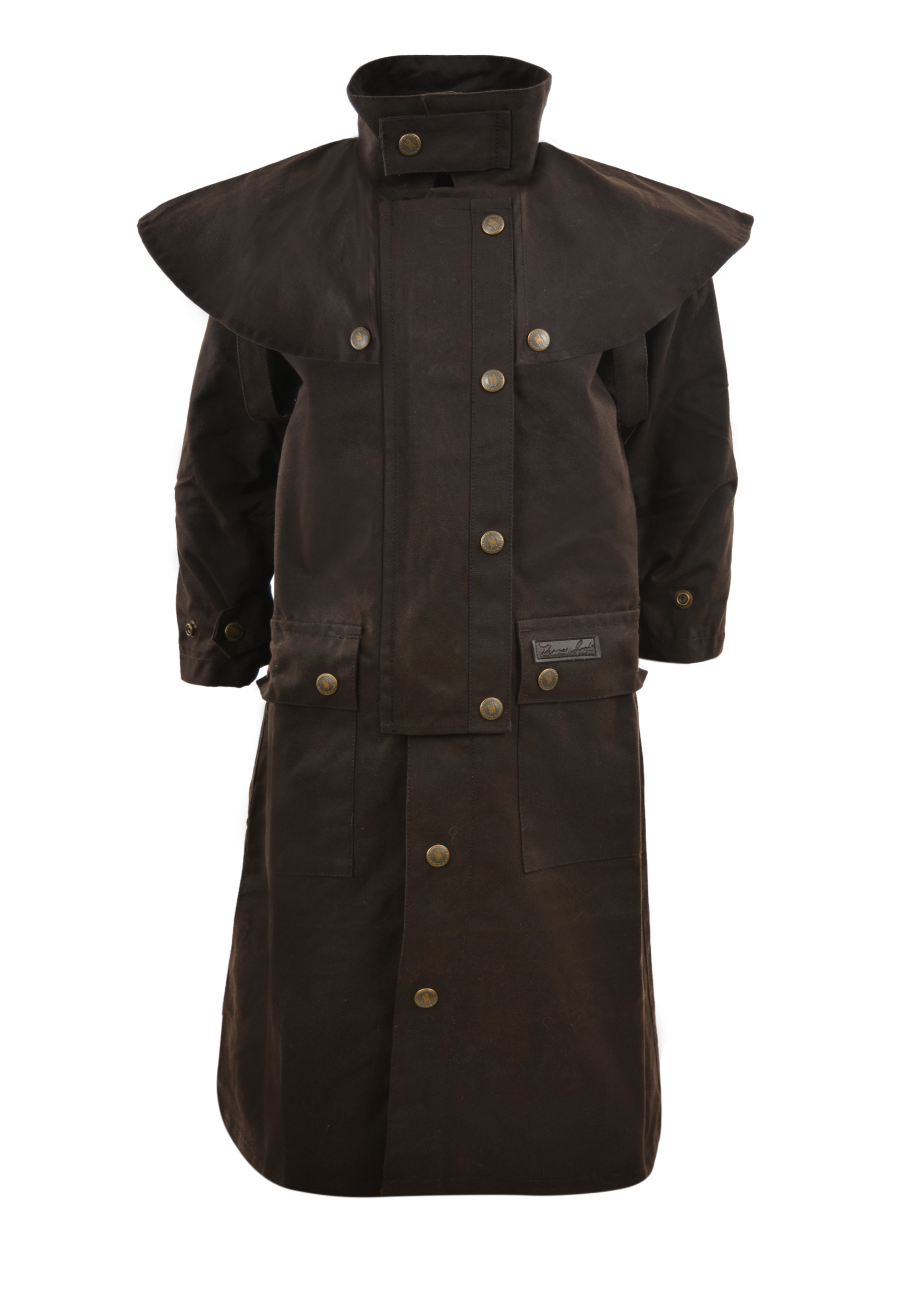 Kids High Country Oilskin Long Coat Thomas Cook Boot and Clothing Co