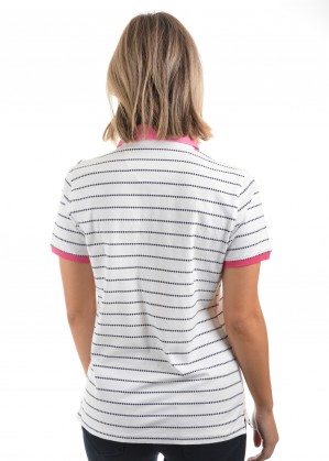 WOMENS JO PRINT S/S POLO