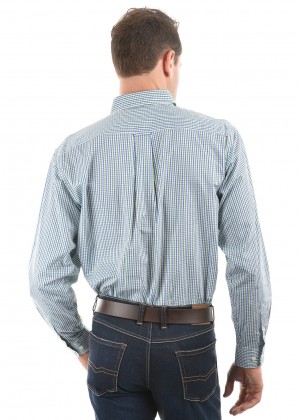 MENS WENTWORTH CHECK 2-POCKETS L/S SHIRT