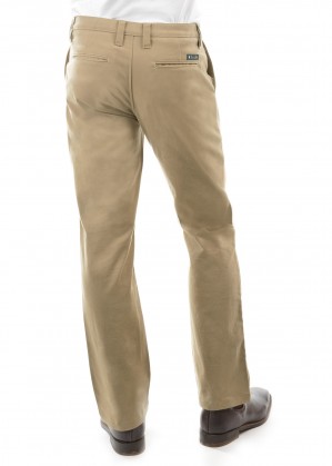 MENS MOLESKIN COMFORT WAIST TROUSERS 32 LEG