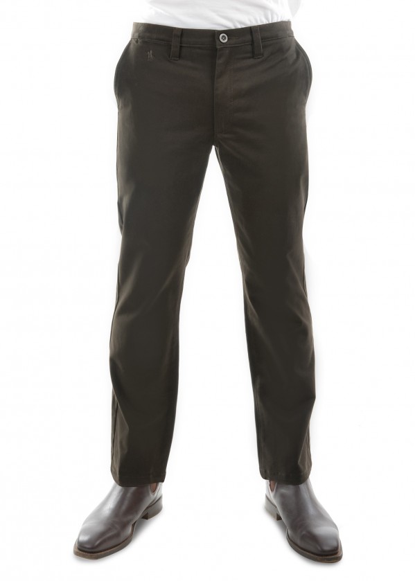 MENS MOLESKIN COMFORT WAIST TROUSERS 32 LEG