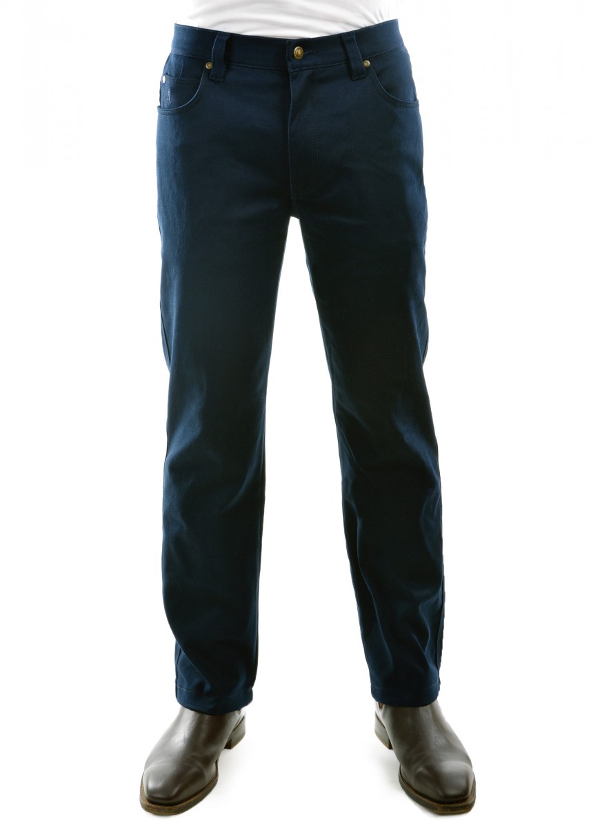 MENS STRETCH STOCKMAN COMFORT WAIST MID-REG-STRAIGHT 32 LEG