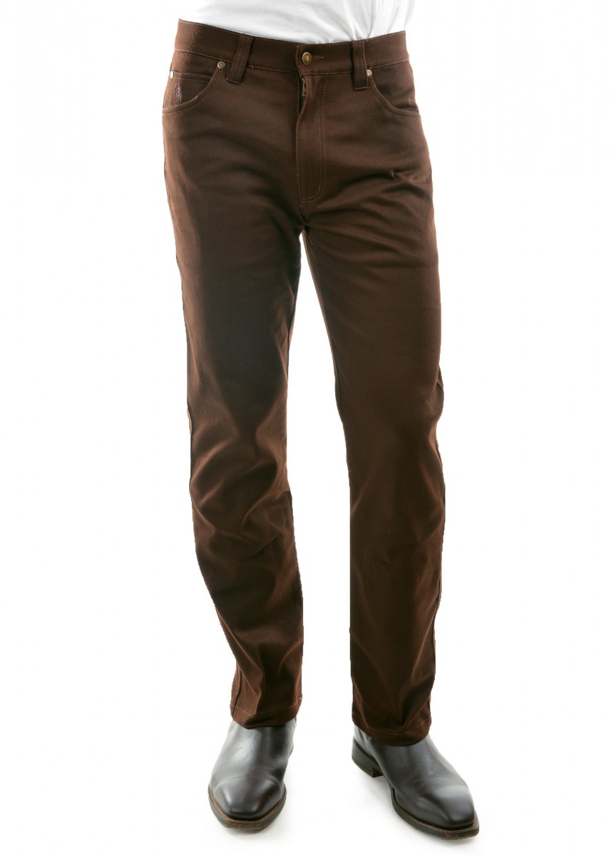 MENS STRETCH STOCKMAN COMFORT WAIST MID-REG-STRAIGHT 32 LEG