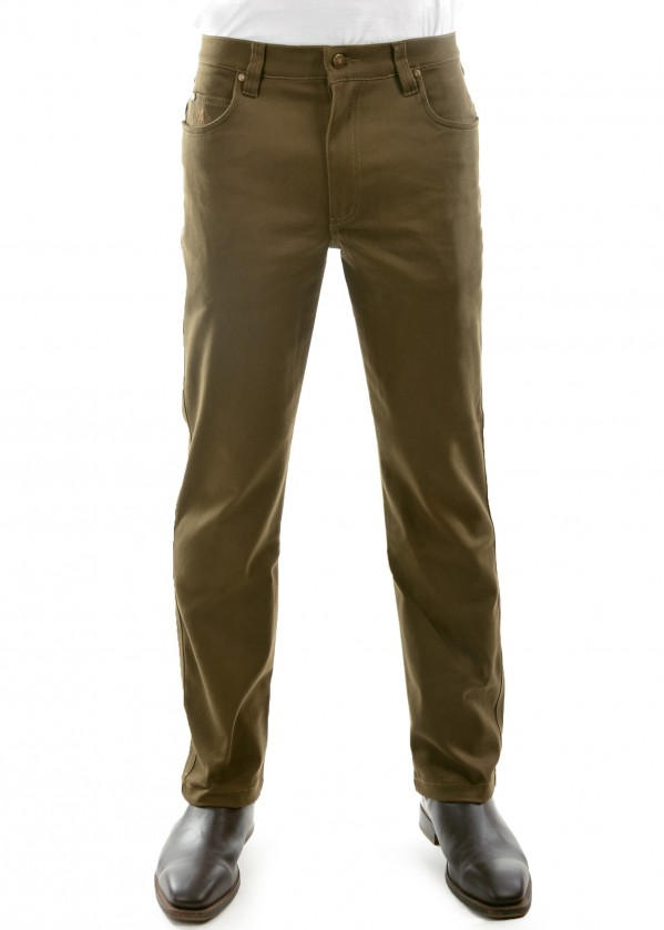 MENS STRETCH STOCKMAN COMFORT WAIST MID-REG-STRAIGHT 32 LEG