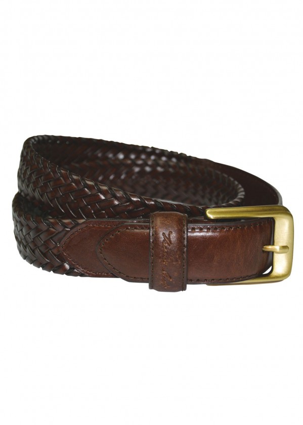 HARRY LEATHER BRAIDED BELT