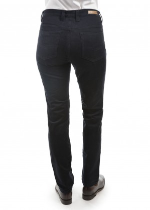 WOMENS STRETCH MOLESKIN WONDER JEAN MID-REG-SLIM 32 LEG