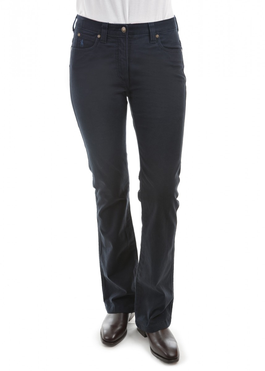 WOMENS STRETCH MOLESKIN WONDER JEAN MID-REG-BOOT 34 LEG