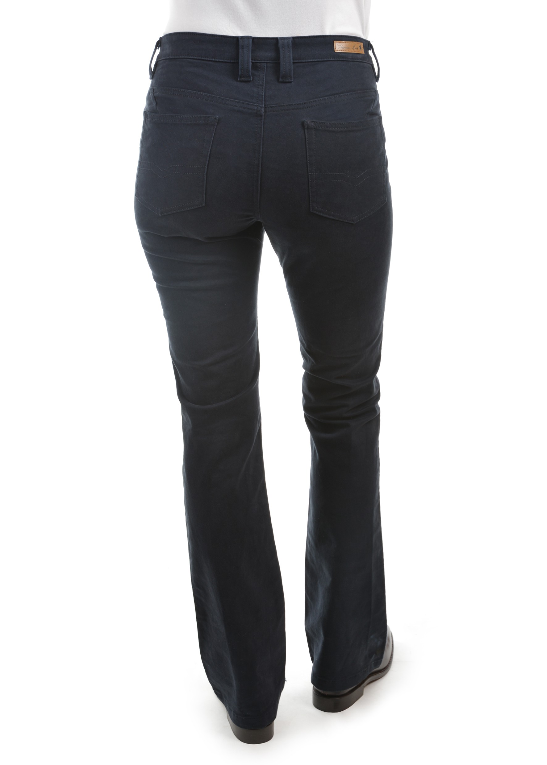 Womens Stretch Moleskin Wonder Jean Midregboot 34 Leg Twisted X Boots