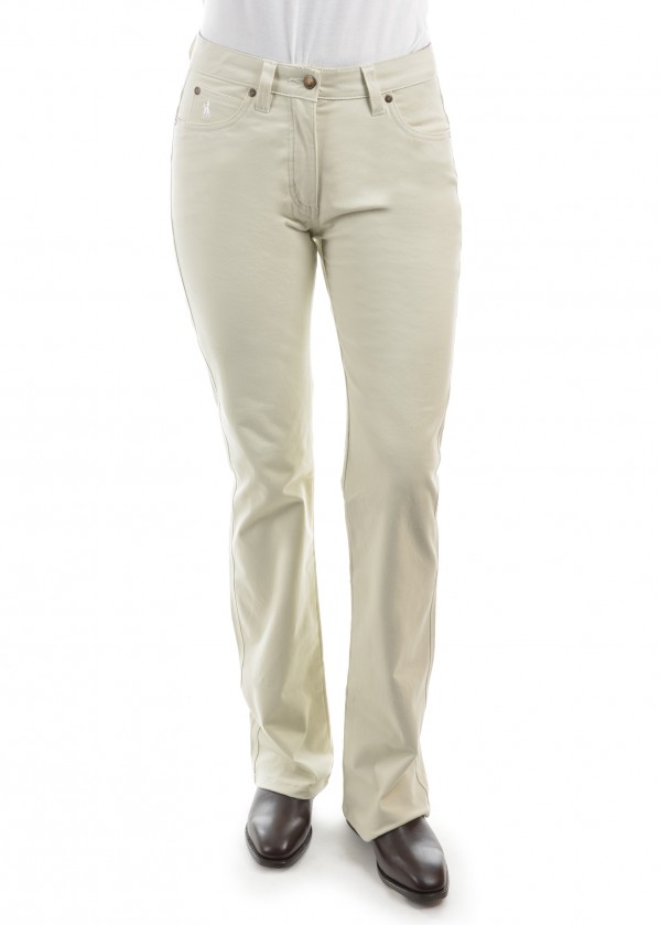 WOMENS STRETCH MOLESKIN WONDER JEAN MID-REG-BOOT 34 LEG