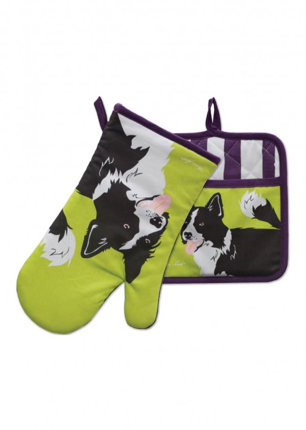 THOMAS COOK OVEN MITT POT HOLDER SET