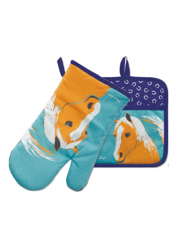 THOMAS COOK OVEN MITT POT HOLDER SET