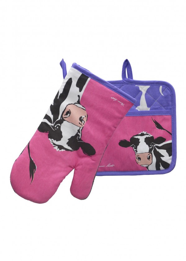 THOMAS COOK OVEN MITT POT HOLDER SET