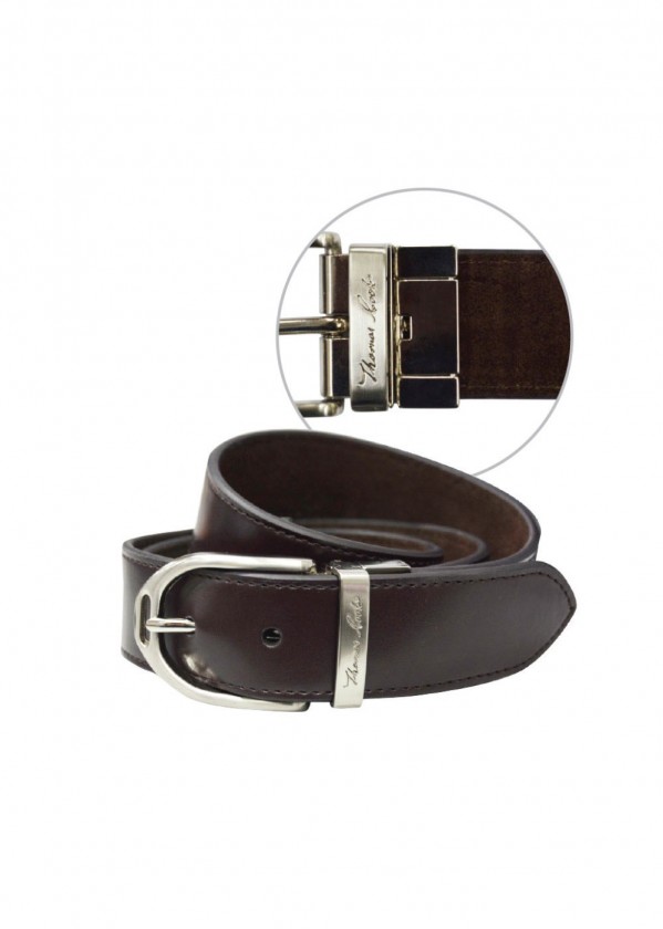 WOMENS STIRRUP BUCKLE REVERSIBLE BELT