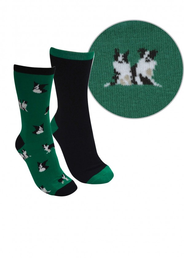 KIDS FARMYARD SOCKS - TWIN PACK