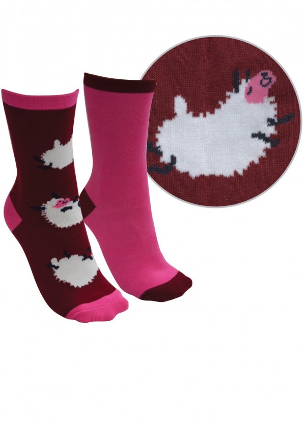 KIDS FARMYARD SOCKS - TWIN PACK