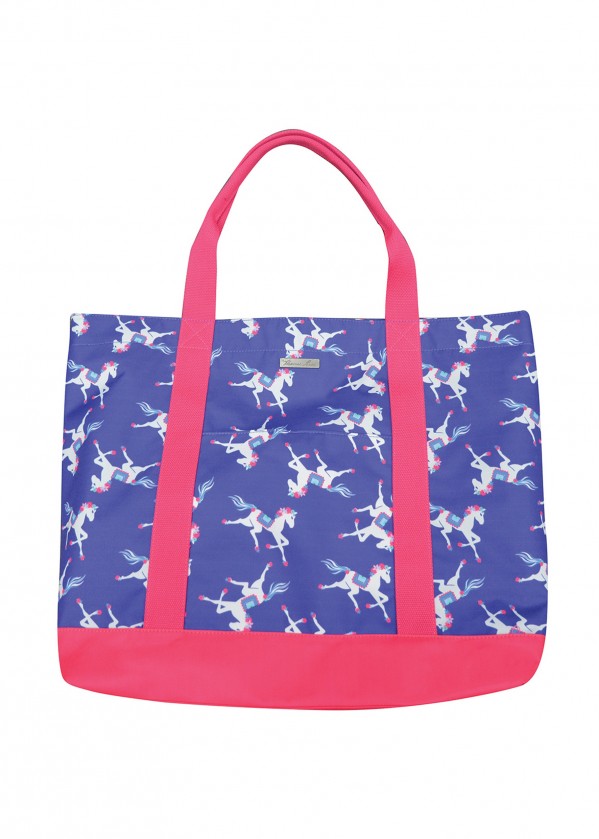 HORSES PRINT EVERYDAY TOTE BAG