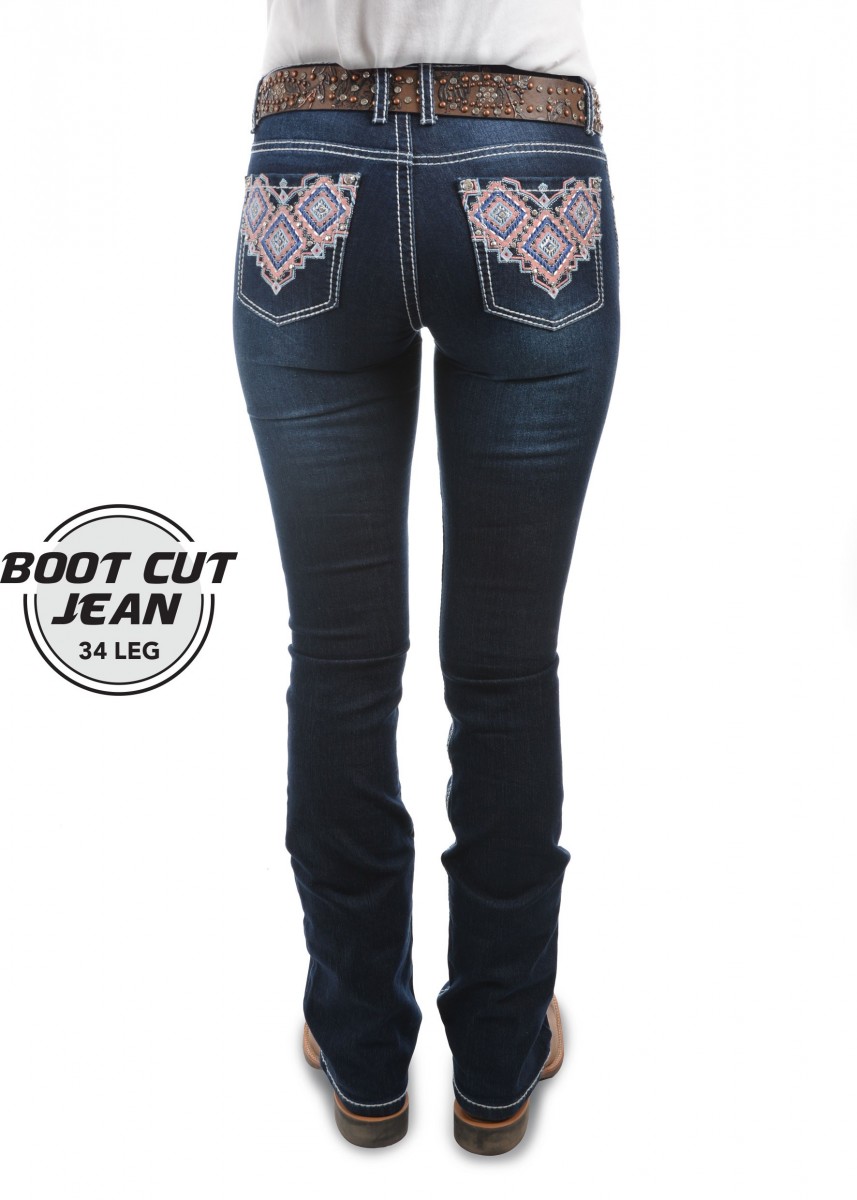 Womens Macy Boot Cut Jean - 34 Leg 