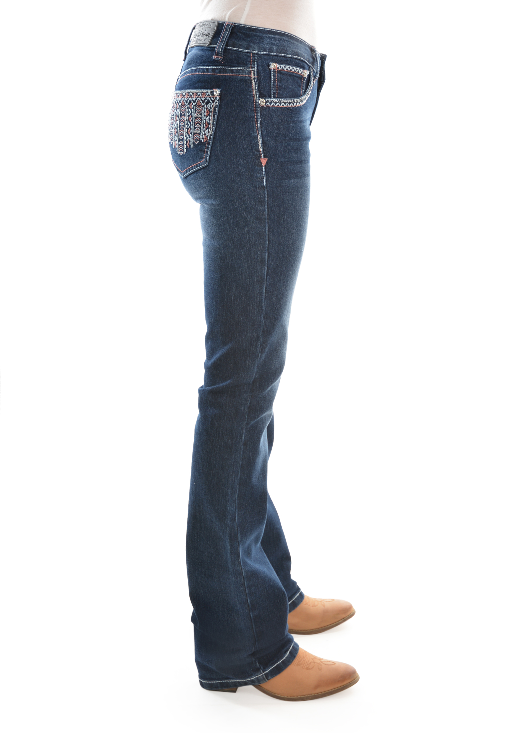 Womens Angie Relaxed Rider Jean 36 Leg 