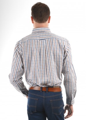 MENS MAC CHECK 2-POCKETS L/S SHIRT