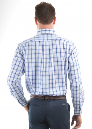 MENS PAUL CHECK 2-POCKETS L/S SHIRT