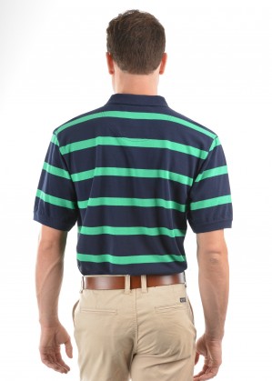 MENS MASON STRIPE 1-POCKET S/S POLO