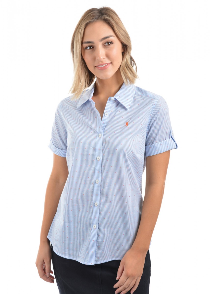 WOMENS NICKY STRIPE S/S SHIRT