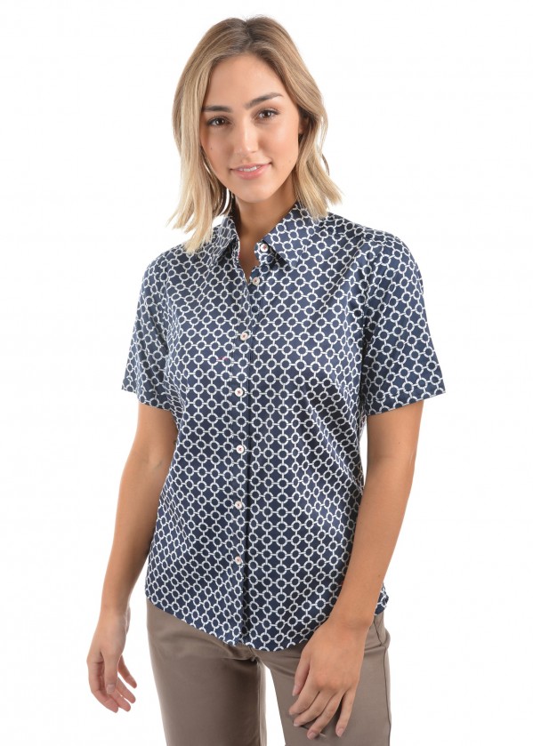 WOMENS TRACEY PRINT S/S SHIRT