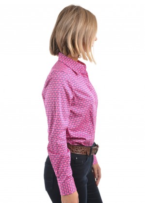 WOMENS JUDY PRINT L/S SHIRT