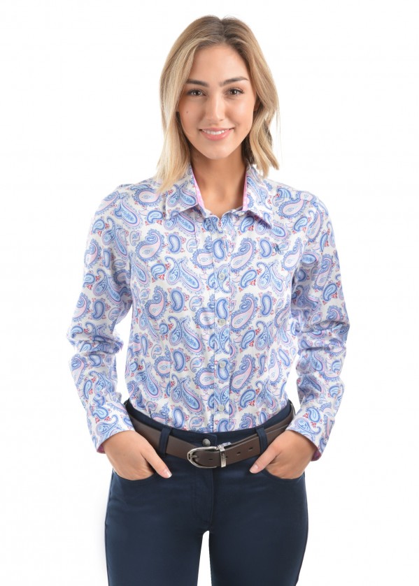 WOMENS MAGGIE PRINT L/S SHIRT