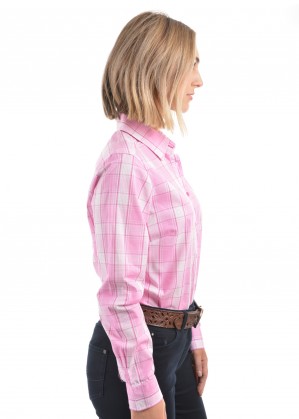 WOMENS KIRSTEN CHECK L/S SHIRT