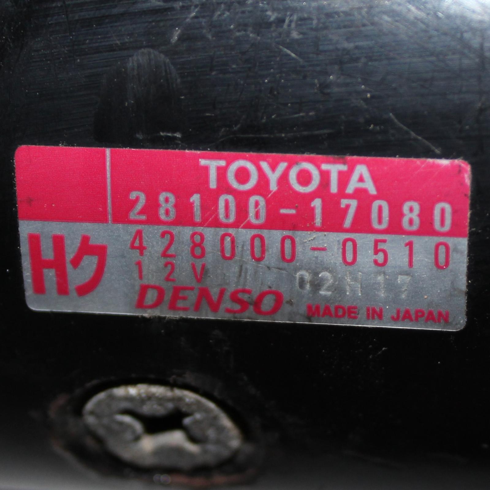 View Auto part Starter Toyota Landcruiser 2002