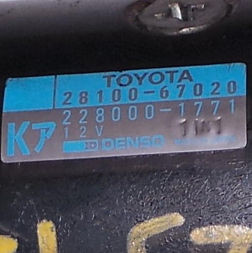 View Auto part Starter Toyota Prado 2006