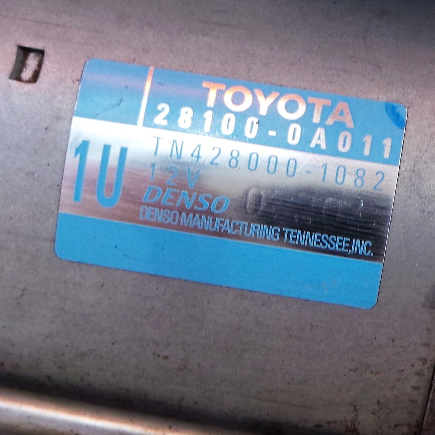 View Auto part Starter Toyota Kluger 2014