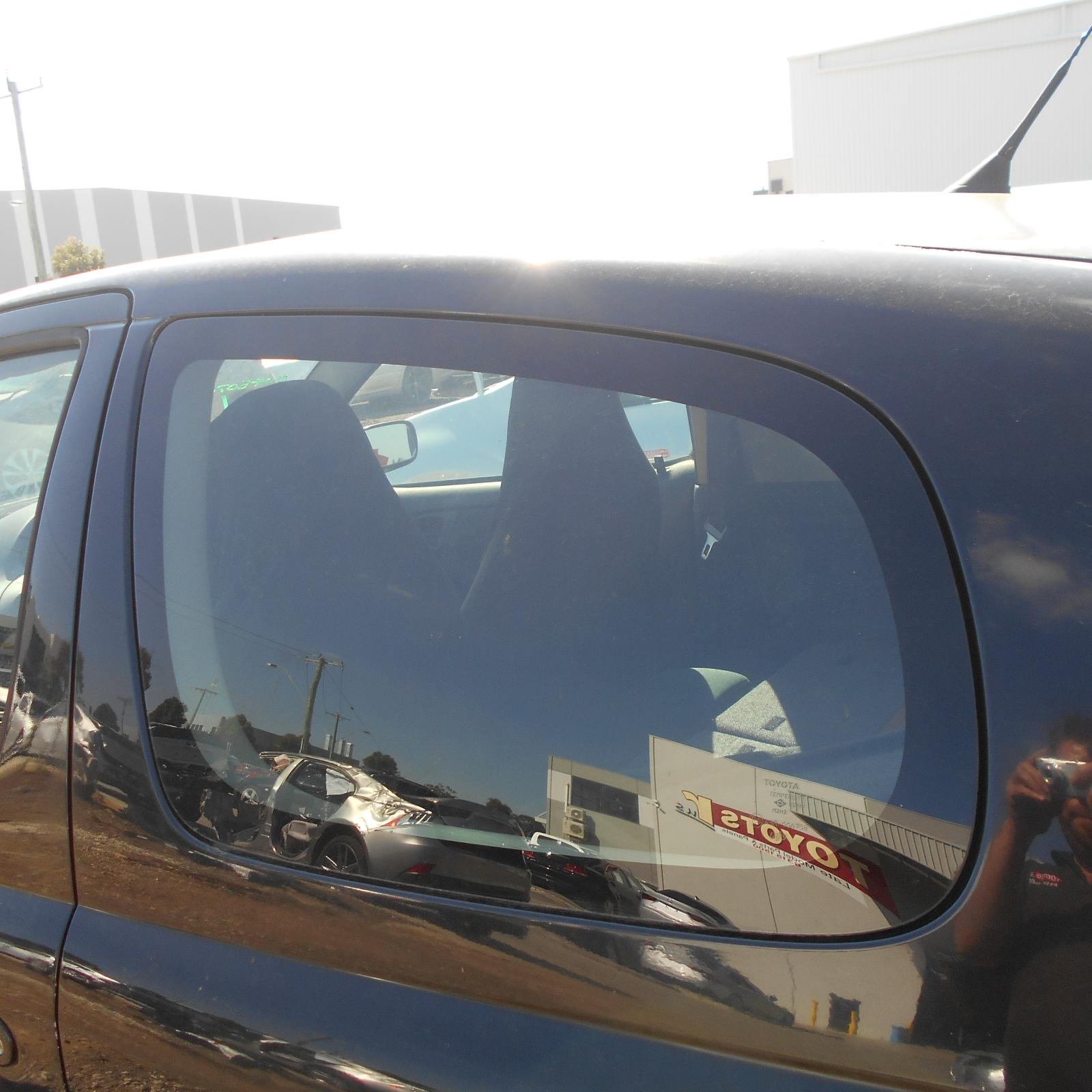 View Auto part Left Rear Side Glass Toyota Echo 2004