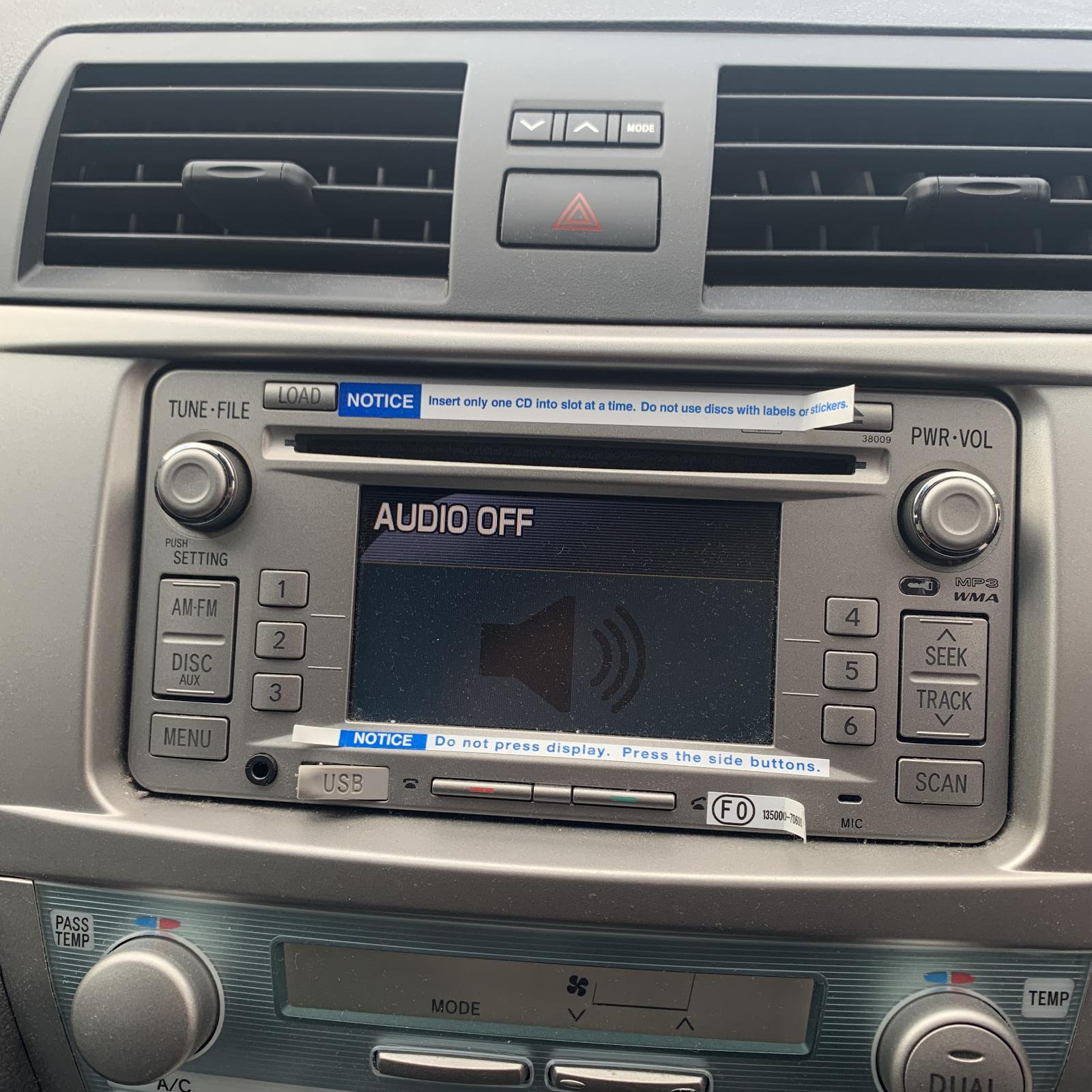 View Auto part Radio/Cd/Dvd/Sat/Tv Toyota Camry 2010