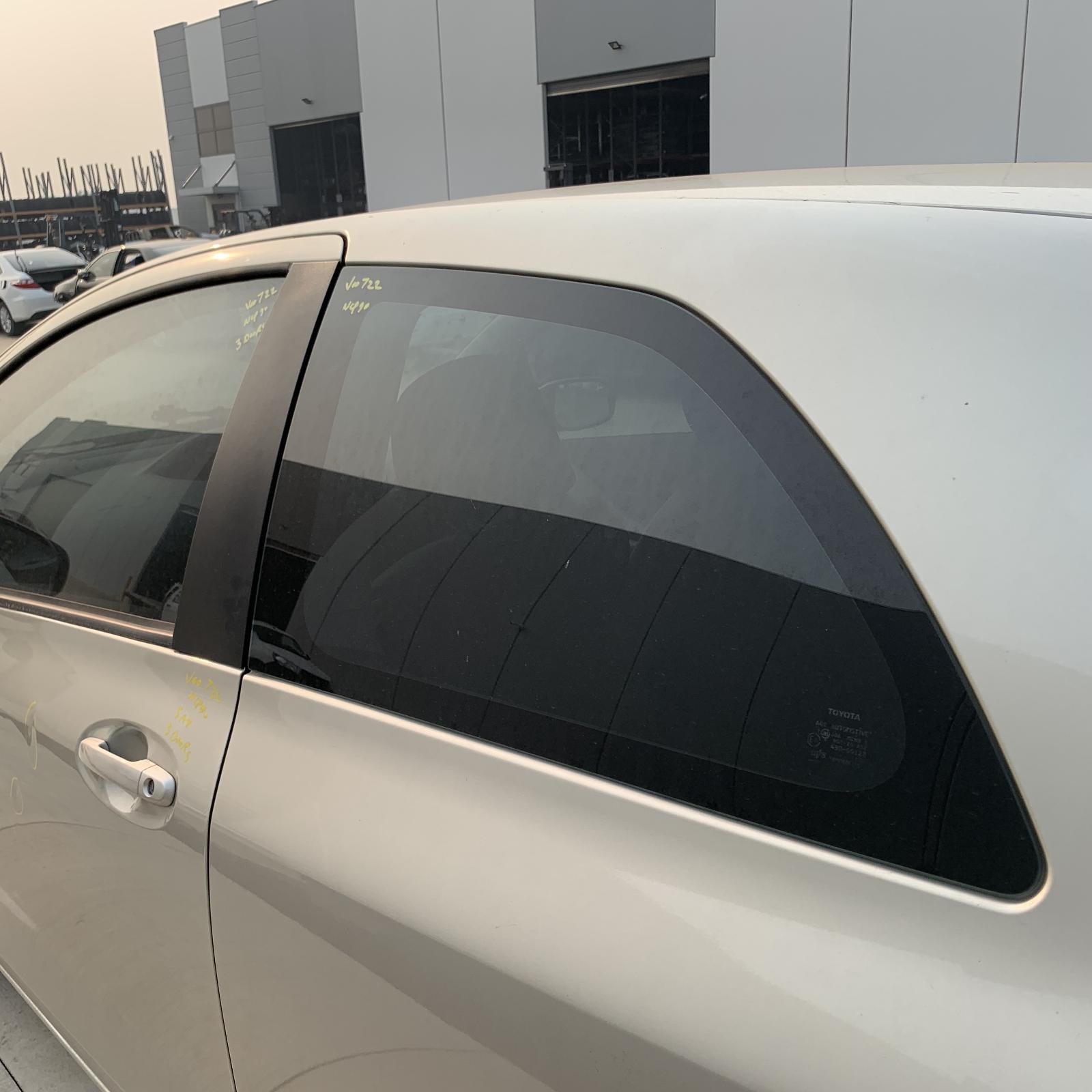 View Auto part Left Rear Side Glass Toyota Yaris 2009