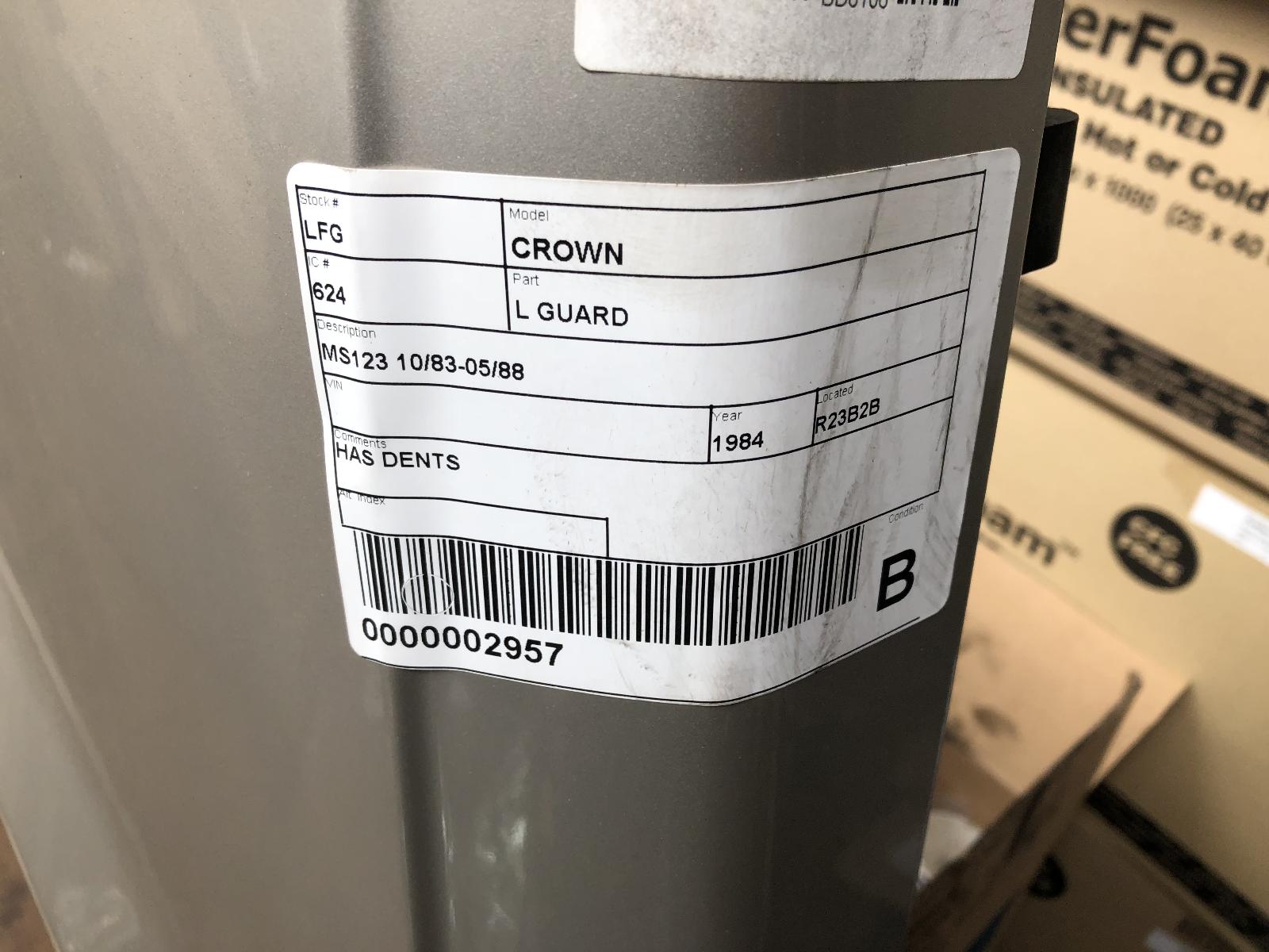 View Auto part Left Guard Toyota Crown 1985